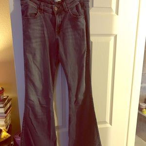 Rich and skinny flare leg jeans